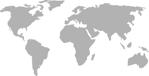 labeled world map clip art