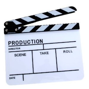 Amazon.com : Clapper Board Slate for Tv Film Movie, It Can Record ...