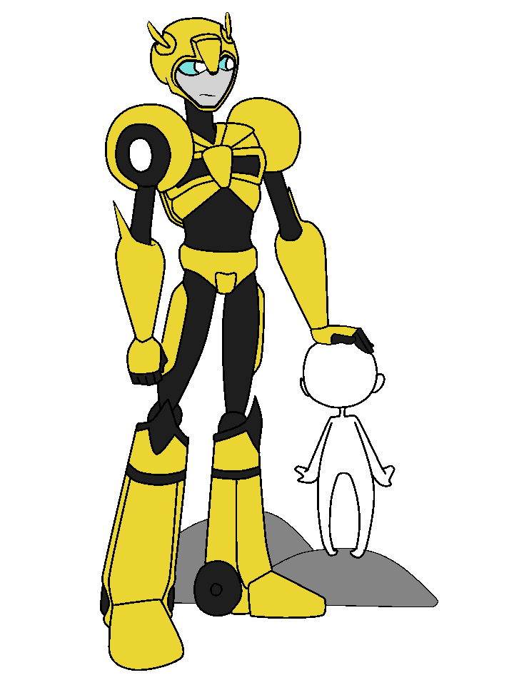 Protector: Bumblebee/OC (BASE) by DarthSuki