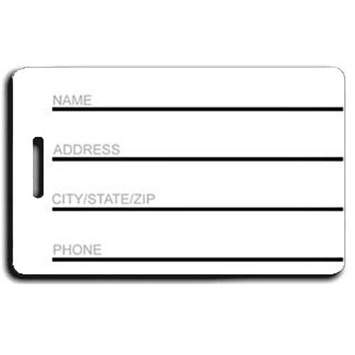 Custom Photo: With Fill In The Blank Back Luggage Tag