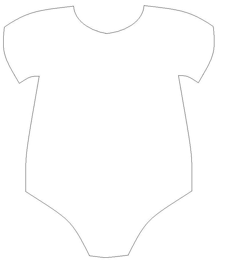 Baby Onesie Outline ClipArt Best