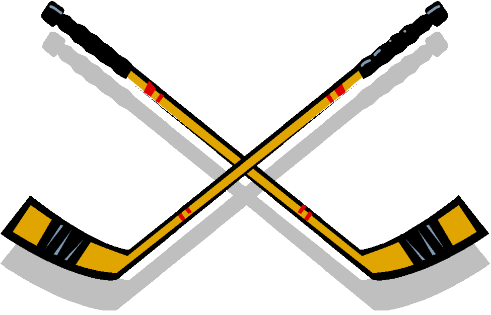 Cartoon Hockey Stick Clipart - Free to use Clip Art Resource