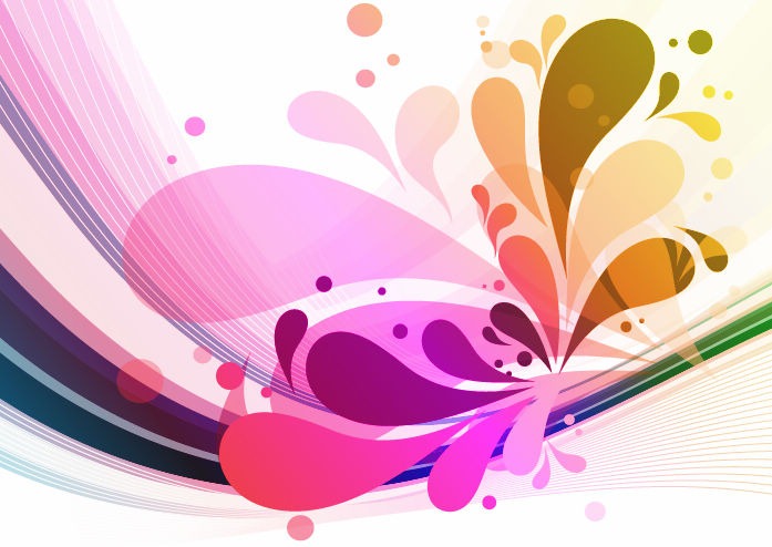 Abstract Floral Design Vector Art | Flower Vector | Abstract