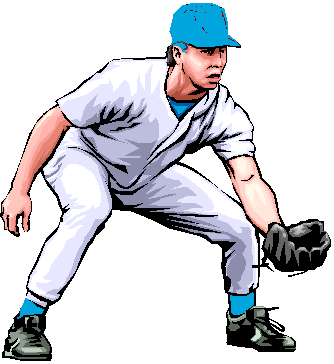 Baseball Player Clipart Black And White - Free ...
