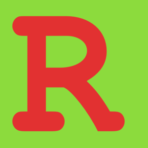 Letter R In Green Background Clip Art - vector clip ...