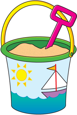 Sand Bucket Clipart Black And White - Free Clipart ...