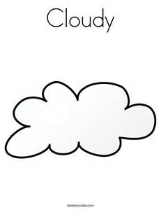 Coloring Picture Of Cloudy Day Coloring Pages