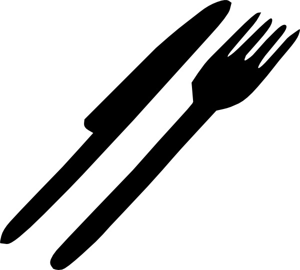 Fork Knife Silverware clip art Free vector in Open office drawing ...