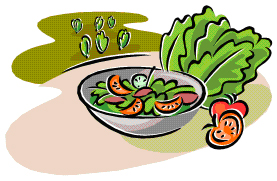 Salad In A Bowl Microsoft Clipart