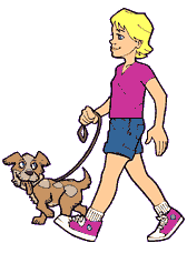 Walking A Dog - ClipArt Best