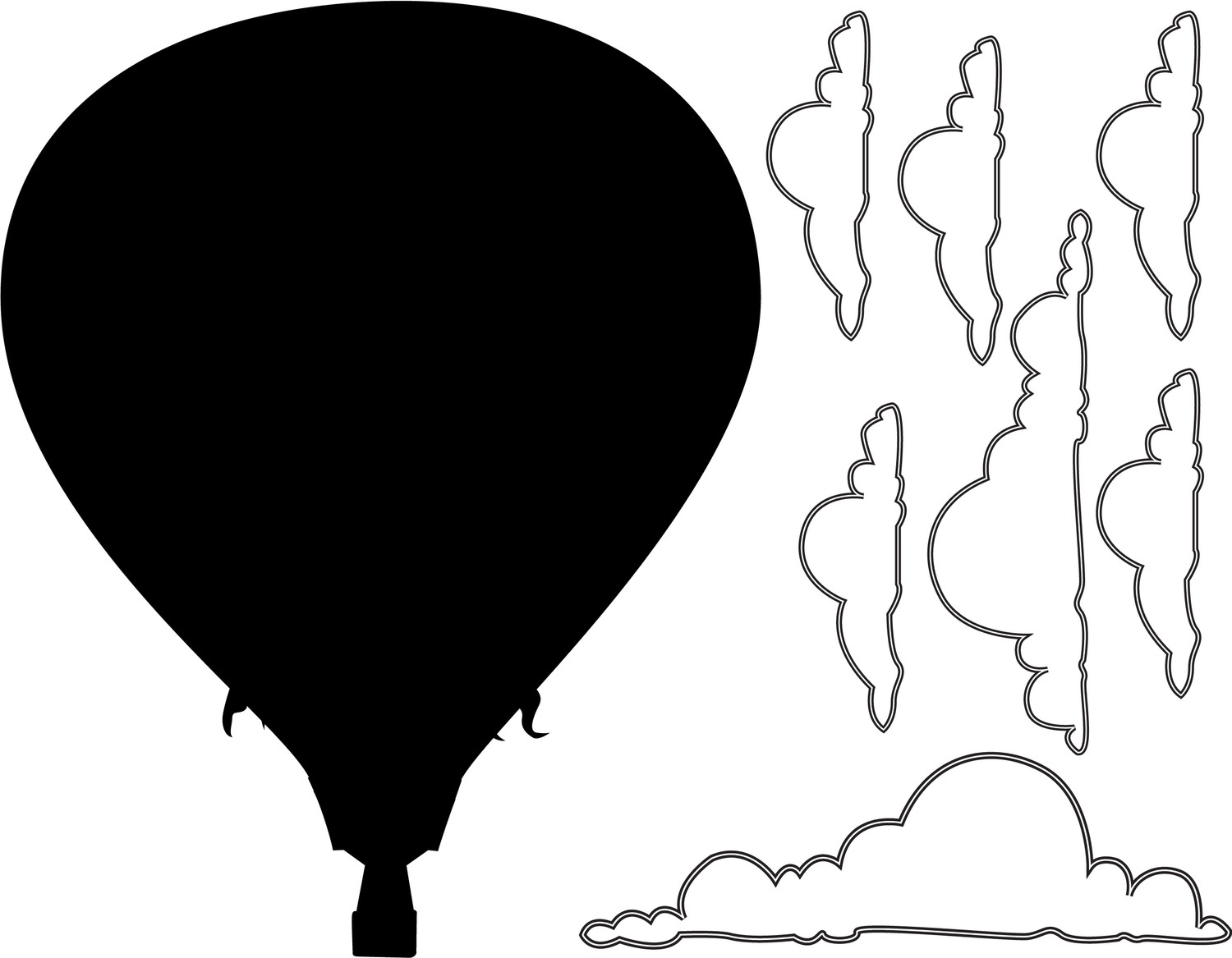 Hot Air Balloon Outline | Free Download Clip Art | Free Clip Art ...