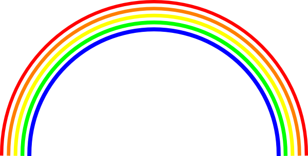 Rainbow Border Clip Art