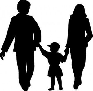 Parent child clip art