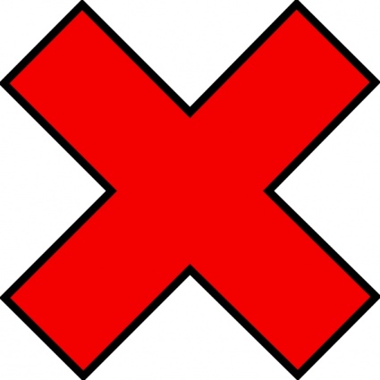 No symbol clipart