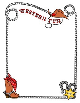 Country Western Clip Art Borders