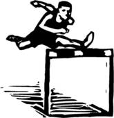 Hurdle. Art Parts Clip Art - Free Clipart Images