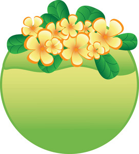 Tropical Flowers Clipart Image - Tropical Hawaiian Floral Design