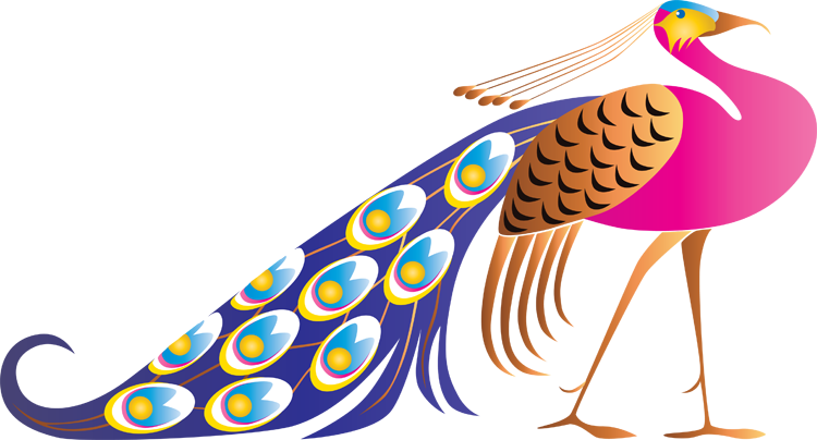 Cute peacock clip art vector open stock creativemons - Clipartix