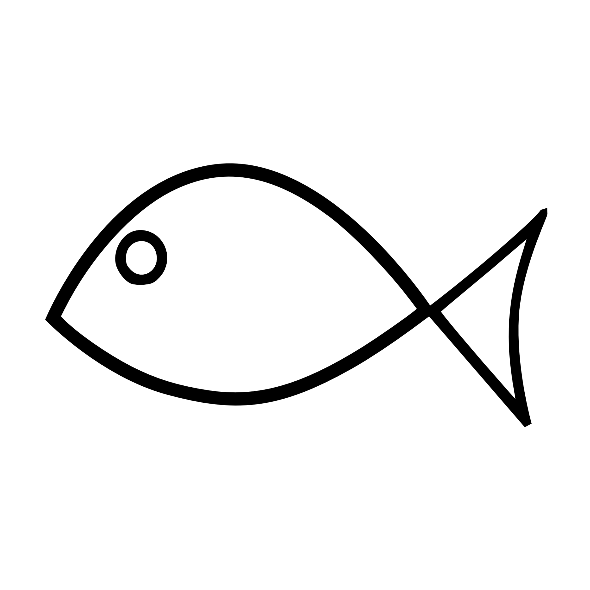 Black And White Fish Drawing Clipart - Free to use Clip Art Resource