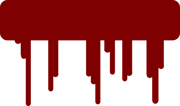 Blood dripping clipart