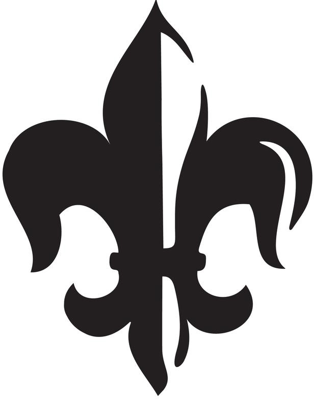 Printable Fleur De Lis Stencil - ClipArt Best