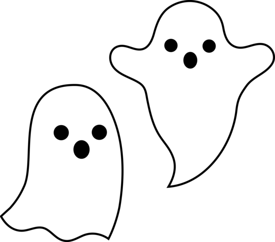 Cute halloween ghost clipart