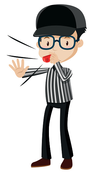 Referee Clip Art, Vector Images & Illustrations