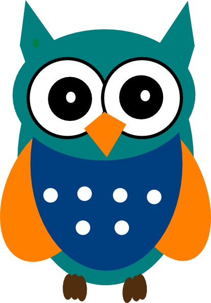Image of Colorful Owl Clipart #7457, Owls On Owl Clip Art Owl And ...