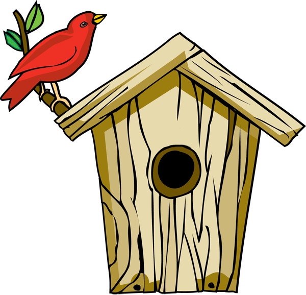 Bird House Art Photo Album - Kizine