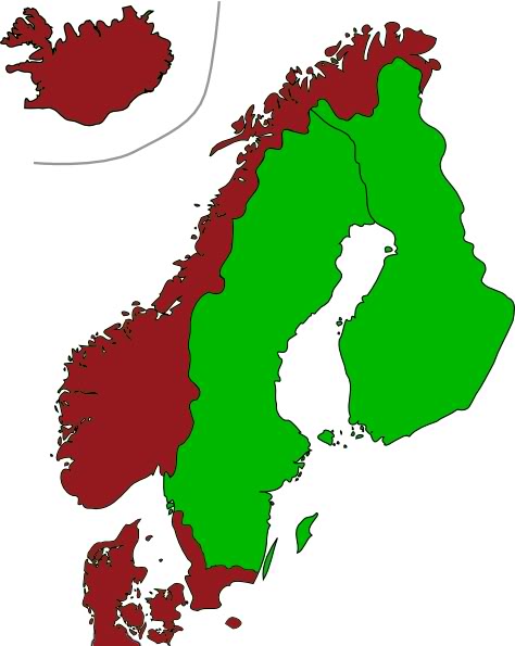 Printable Map Of Denmark - ClipArt Best