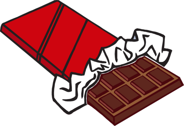 Chocolate bar clipart