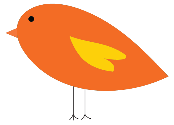 Little birds clipart transparent