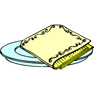 Dinner Napkin Clipart