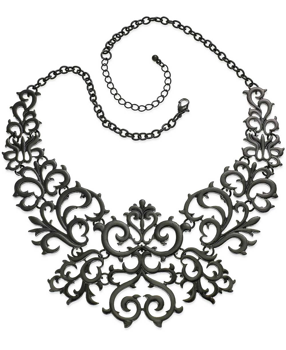 A)DD: Bar III Ornate Scroll Necklace • Broke and Beautiful