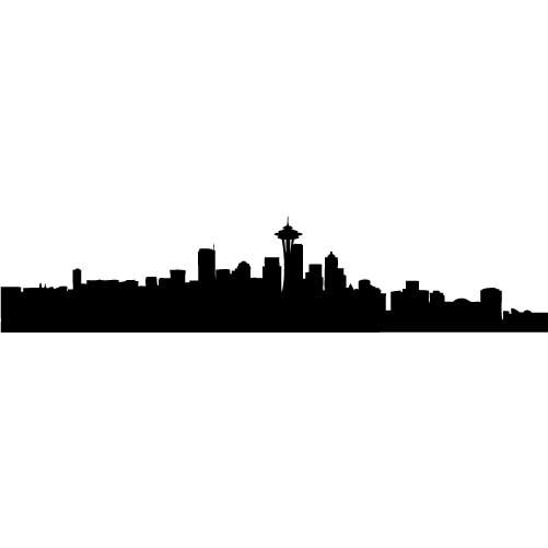 Seattle Skyline Silhouette - ClipArt Best