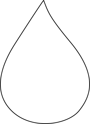 Water Drop Clipart Black And White - ClipArt Best