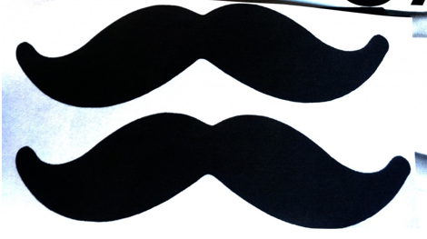 bedazzeled mustache straw | The Hostess Handbook