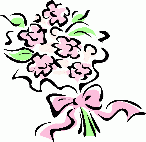 Wedding Flower Bouquet Clipart