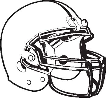 Football Line Clipart