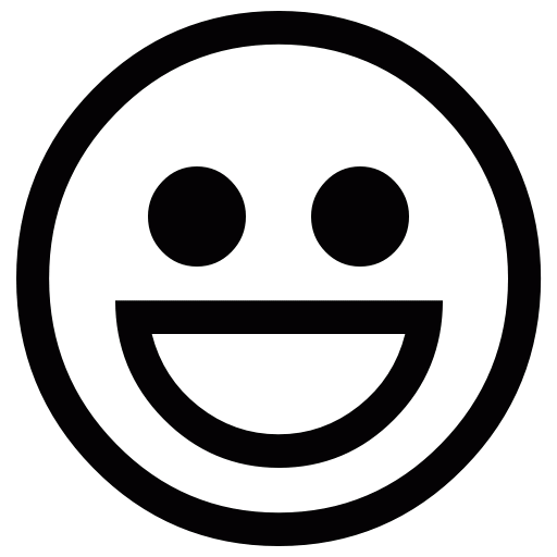 Black N White Smiley - ClipArt Best