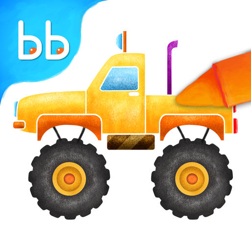 Tabbydo Little Trucks Colorbook - Vehicles coloring game for kids ...