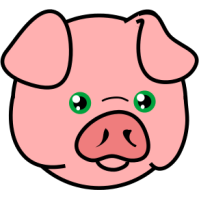 Hog face clipart