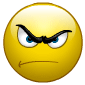 Emoticon - Disapproval Smiley | Zaazu.