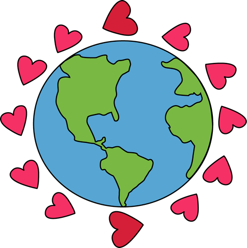 Earth Heart Clipart - Free Clipart Images ...