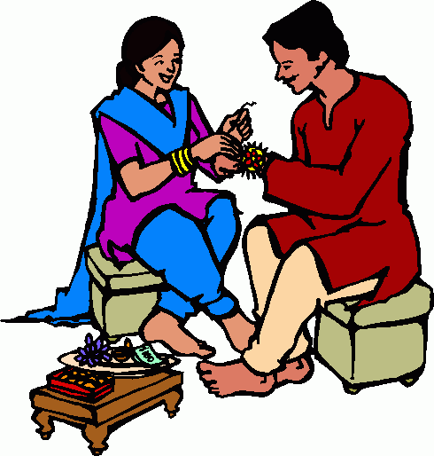 Indian symbol clipart in color