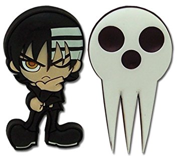 Amazon.com: Soul Eater: Kid and Shinigami-sama Pins (Set of 2)