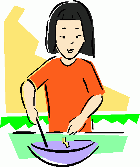 Woman Cooking Clipart - Free Clipart Images