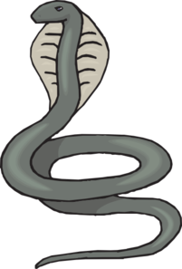 Gray Cobra Clip Art - vector clip art online, royalty ...