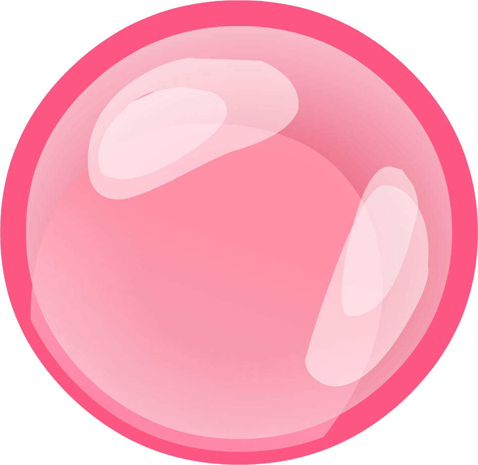 Bubble gum clipart