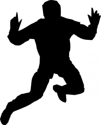 Jumping man clipart